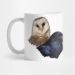 Raven and Owl Mug
